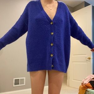 URBAN OUTFITTERS CARDIGAN BLUE